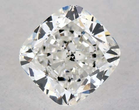 GIA 0.53 Carat H-VS2 Ideal Cut Cushion Modified Natural Diamond